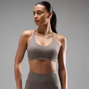 MP ženski športni modrček Tempo Ultra Seamless - dark truffle - L