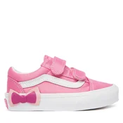 Tenis superge Vans Old Skool V Bow VN000EDCFRQ1 Roza