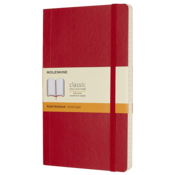 MOLESKIN MOLESKINE NOTEBOOK LARGE RULED SCARLET RED SOFT CO M-854634