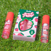 Sjaj za usne Berry Plump Duo set - Pink Sugar&Crystal Clear | Rude Cosmetics | Ecobeauty
