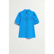 LADIES SHIRT L-KO-4040 FRESH BLUE