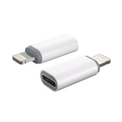 INF FA03 Beli adapter USB-A na USB-C v slogu Apple 27W, (5000291478)