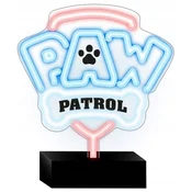 Neolia LED neon na podstavku Paw Patrol PAW nočna svetilka OW logotip