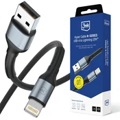 3MK 3MK HYPER KABEL N-SERIJE A NA LIGHTNING 1M ZA APPLE IPHONE 12 13 14 15 QC