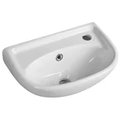 AQUALINE AQUALINE BOLNIŠNICA Stenska Keramična umivalnik 40x25cm, bela, za osebe z omejeno mobilnostjo