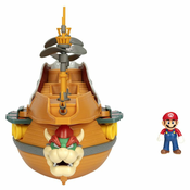 Super Mario Deluxe Bowsers Airship set sa Mario figurom