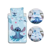 Disney DISNEY Stitch Modra bombažna otroška posteljnina, za deklice, zadrga, 100% bombaž, 140x200cm OEKO-TEX