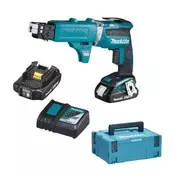 Akumulatorski vijačnik Makita DFS452AJX2 – komplet s podajalnikom