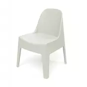 Prosperplast Plastični stol MILANE, bež, 60 x 58 x 73,5 cm