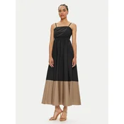 ViCOLO Poletna obleka TB2499 Črna Regular Fit