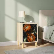 Vidaxl Nočna omarica LOCHEM 2 kos Sonoma hrast 36 x 33 x 50 cm
