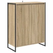 Vidaxl omara za čevlje z vrati Sonoma 79 x 36 x 100 cm Konstruiran les