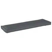 Vidaxl Blazina Oxford tkanina Antracit 140 x 40 x 8 cm