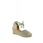 Sandali espadrile na polno peto s trakci okrog gležnja Never let go