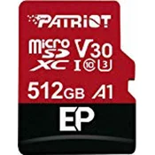 MicroSDXC kartica PATRIOT 512GB V30 A1 Razred 10 U3 100/80MB/s + adapter