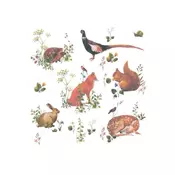 Decoupage salvete - Wild Forest Animals - 1kom