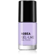 NOBEA Day-to-Day lak za nohte z gel učinkom odtenek Blue violet #N61 6 ml