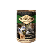 CarniLove Adult konzervirana hrana za pse z okusom race-fazana, 400gr