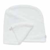 Bele hitro sušeče bombažne brisače za lase v kompletu 2 ks 20x13 cm Quick Dry – Catherine Lansfield