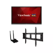 VIEWSONIC IFP7550-E1 - 75” ViewBoard® 4K Ultra HD Interactive Flat Panel Bundle