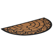 MAISON CHIC Preproga, Rug polkrožen 45x75 cm guma in kokosova vlakna, (22121524)