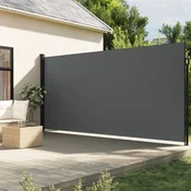 VIDAXL zložljiva stranska tenda (200x500cm), antracitna