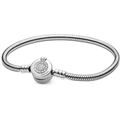 PANDORA luksuzna zapestnica 599046C01 (dolžina 18cm), srebrna