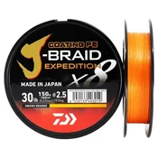 Daiwa J-Braid Exped. X8E 0.16mm-150m smash orange