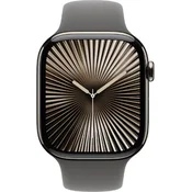 Apple Watch Series 10 46mm (GPS + Cellular) Titanium Natural Case with Sport band Stone Sivi