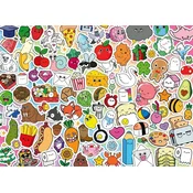 Ravensburger - Puzzle Srčkan kawai kaos - 500 kosov
