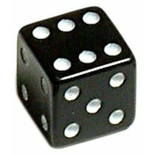 Oxford Luck Dice Valve Caps Black