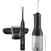 PHILIPS SONICARE bežični oralni tuš + sonična četkica za zube DiamondClean 9000 HX3886/43