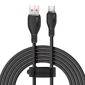 Baseus KABEL BASEUS PUDDING SERIJE 100W USB-A DO USB-C 2M ZA IPHONE, IPAD IN PD KONEKTOR, (5000259884)