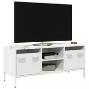 TV ormaric bijeli 101,5x39x43,5 cm hladno valjani celik