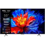TCL Televizor 55P8K, 55, QLED, 4K UHD, 144 Hz, Google TV, Crni