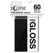 Štitnici za karte Ultra Pro - Eclipse Gloss Small Size, Jet Black (60 kom.)
