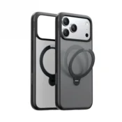 TORRAS Ostand Spin - ovitek, združljiv z MagSafe, za iPhone 17 Pro (črn)