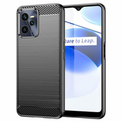 Futrola Carbon Bush TPU za Realme C35 - Crna KP24305