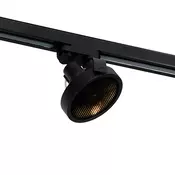 Moderni 3-fazni tirni reflektor črne barve - Master 111 Honey
