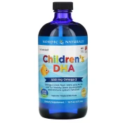 Nordic Naturals Childrens DHA, Omega 3 za otroke - jagoda, 530 mg, 473 ml