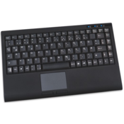 Keysonic ACK-540U+ keyboard [keyboard, mini, smart touchpad, SoftSkin, USB, ]