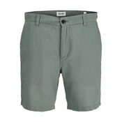 Jack & Jones Kratke hlače iz tkanine Stace Summer 12248627 Khaki Regular Fit