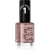 Rimmel Super Gel By Kate gel nail polish without UV/LED lamp color 020 Urban Affair 12 ml