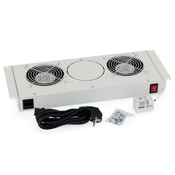 Triton 19" ventilacijska jedinica za zidne ormare, 1 ventilator, bimetalni termostat