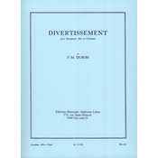 DUBOIS:DIVERTISSEMENT ALT SAX ET PIANO