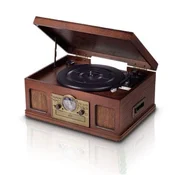 shumee 5-v-1 glasbeni center - gramofon, CD-predvajalnik, kasetofon, AUX radio