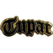 2Pac Logo Gold Odznak 50 mm