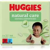 HUGGIES Vlažne maramice Natural Triplo 56x3 kom