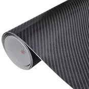 shumee vidaXL Folija za avto 4D črna 100x150 cm