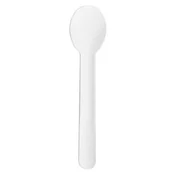 shumee Papirnate žličke za sladoled bele barve 11,5 cm 50 kosov.